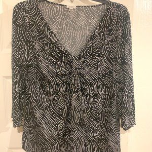 Black & White Blouse